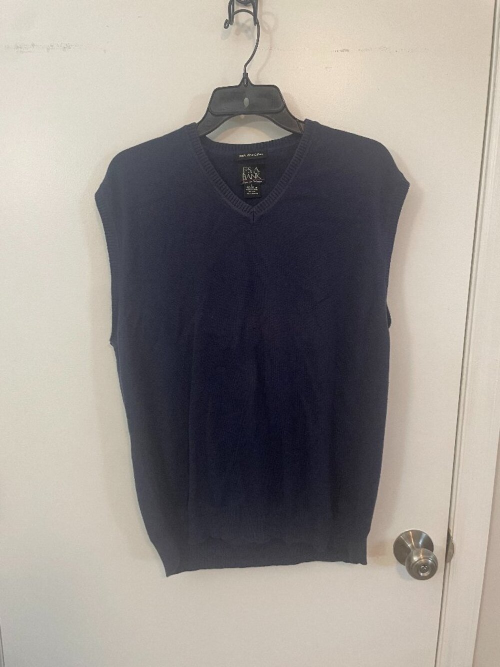 Navy JoS. A Bank Sweater Vest Size L